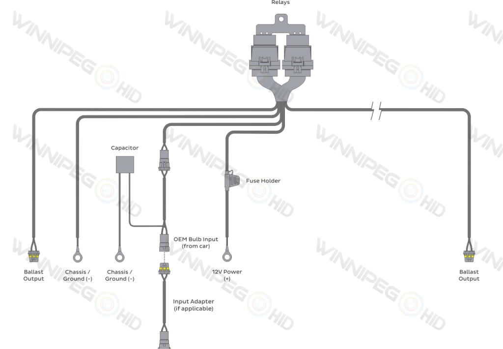 Morimoto AntiFlicker Low Beam Relay Harness Winnipeg HID