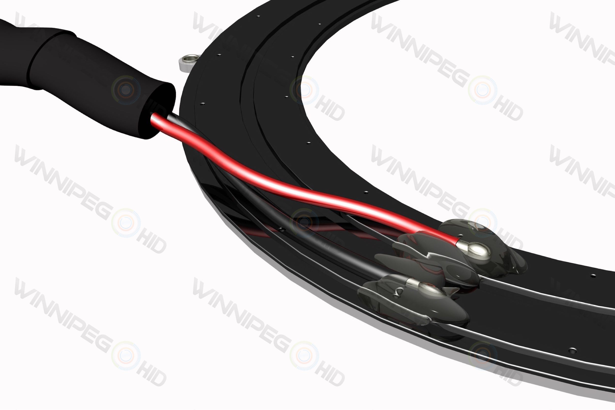 thumbnail image 2 of Profile Pivot Switchback Halo Ring LED Lights - Amber & White 2 of 6