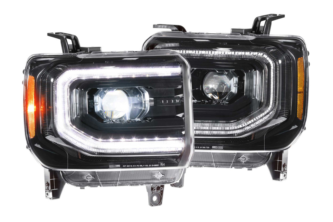 PN: LF544 pair of complete headlight assemblies Morimoto XB LED Headlights with Sequential DRL Fits GMC Sierra 2014-2018 Plug and Play OEM Replacement Performance Upgrade 