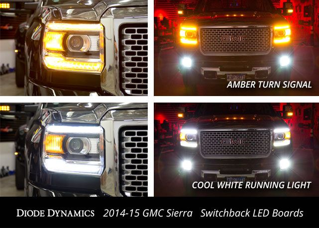 AUTOWIKI Fog Lights Kit For GMC Sierra 1500 (2014-2015) - Halogen, 12V With Wiring And Switch