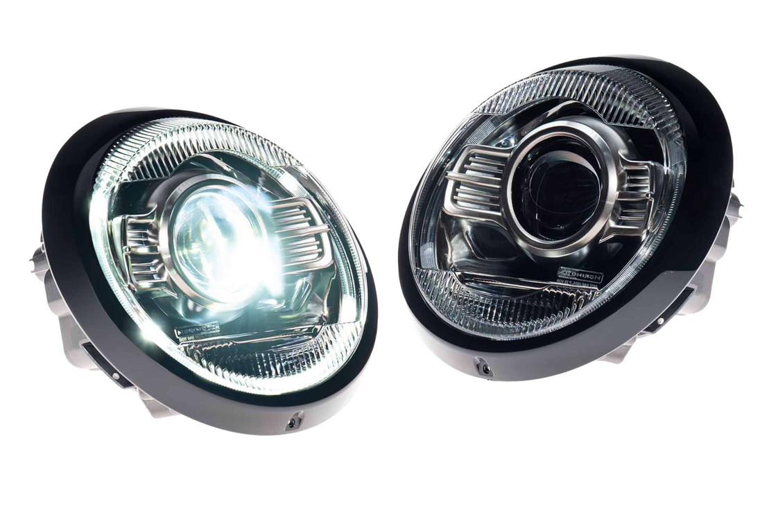 thumbnail image 2 of Smoked Headlights + Clear Corners + White LED H13 HID Kit For 2011-2016 Super Duty 2 of 5