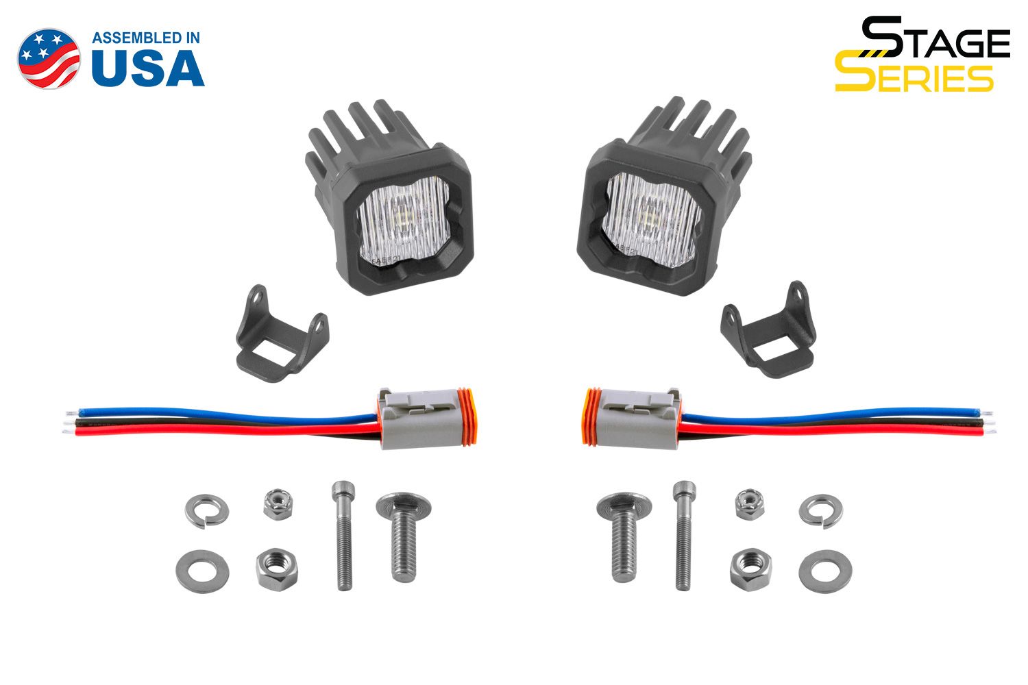 Diode Dynamics SSC1 White SAE Fog Standard LED Pods (pair) - Image 2
