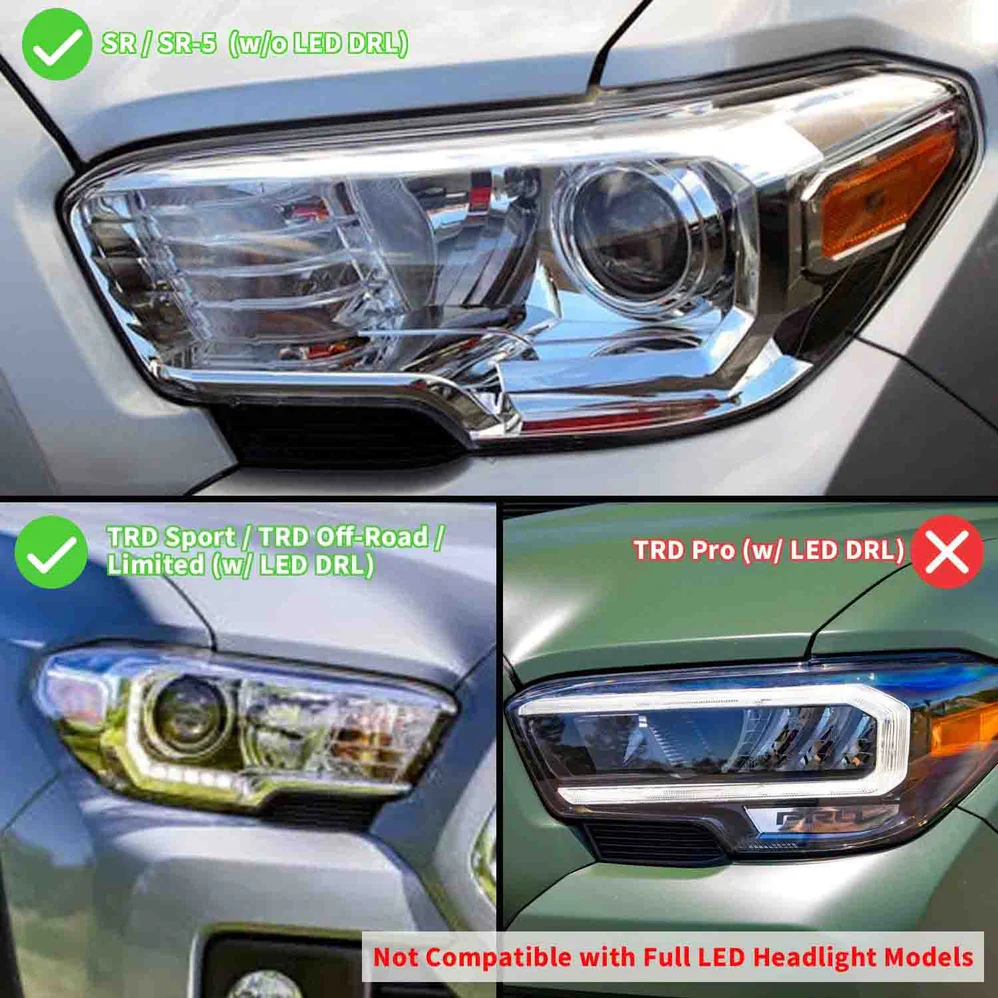 VLAND Full LED Headlights For Toyota Tacoma 2016-2023 - Image 9
