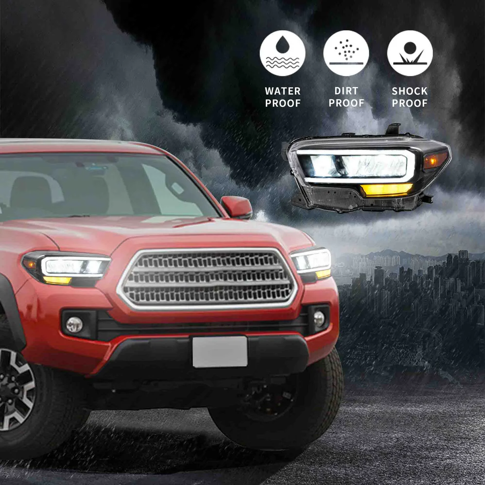 VLAND Full LED Headlights For Toyota Tacoma 2016-2023 - Image 5