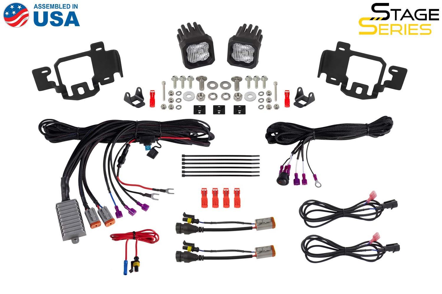 Diode Dynamics SSC1 LED Fog Light Kit for 2023-2025 Chevrolet Colorado - Image 7