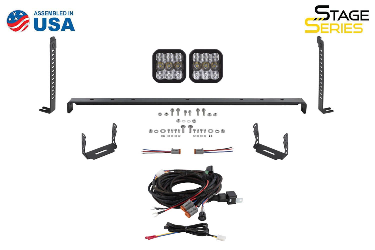 Diode Dynamics SS5 Stealth Grille LED Pod Kit for 2014-2024 Toyota 4Runner - Image 2