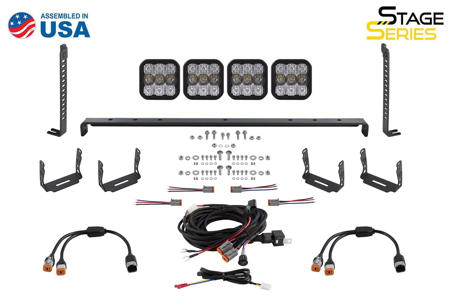 Diode Dynamics SS5 Stealth Grille LED Pod Kit for 2014-2024 Toyota 4Runner - Image 3