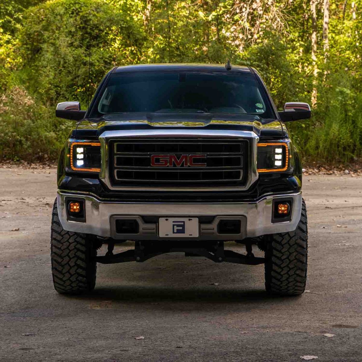 Form Lighting 2014-2018 GMC Sierra 1500 LED Projector Headlights (Amber DRL) - Image 3