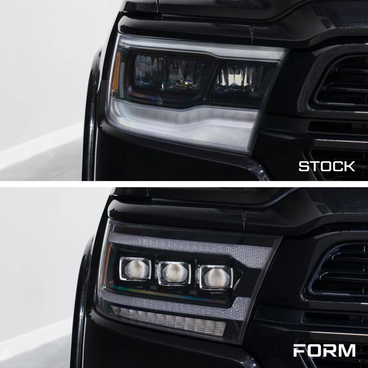 Form Lighting 2019-2024 Ram 1500 Sequential LED Projector Headlights - Image 5