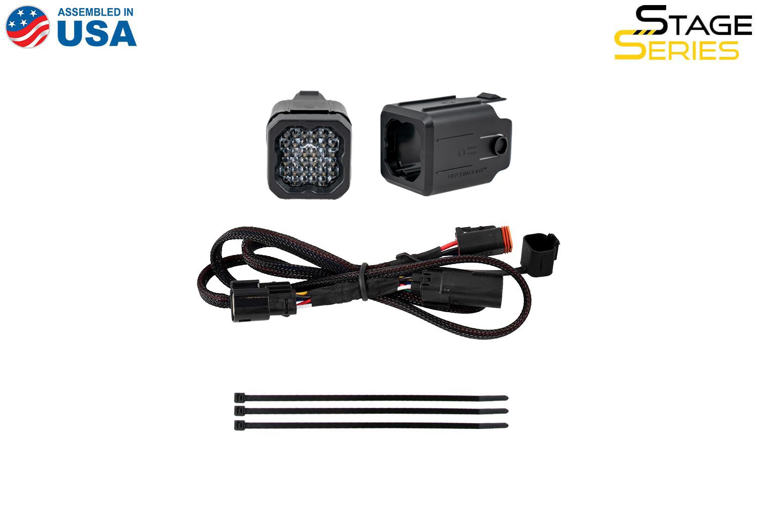Diode Dynamics HitchMount LED Pod Reverse Kit for 2023-2025 Chevrolet Colorado - Image 4