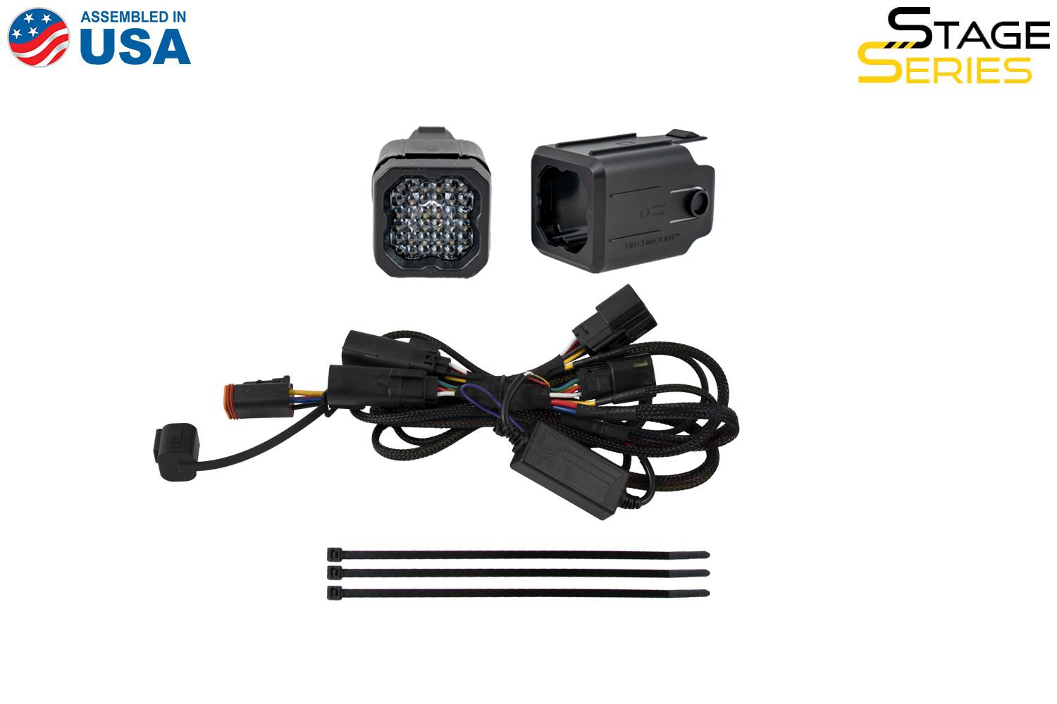 Diode Dynamics HitchMount LED Pod Reverse Kit for 2023-2025 Chevrolet Colorado - Image 5