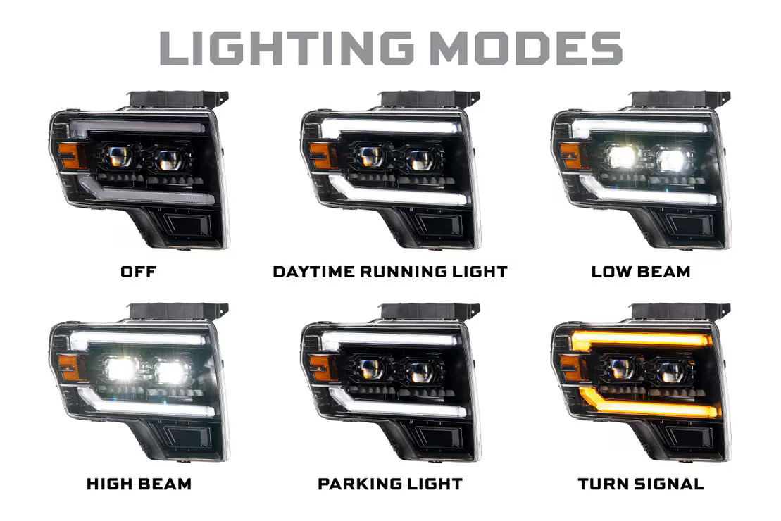 Ford F-150 (09-14): Morimoto XB Evo Hybrid LED Headlights - Image 5