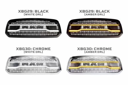 Dodge Ram 1500 (13-18) Morimoto XBG LED DRL Grille - Image 3