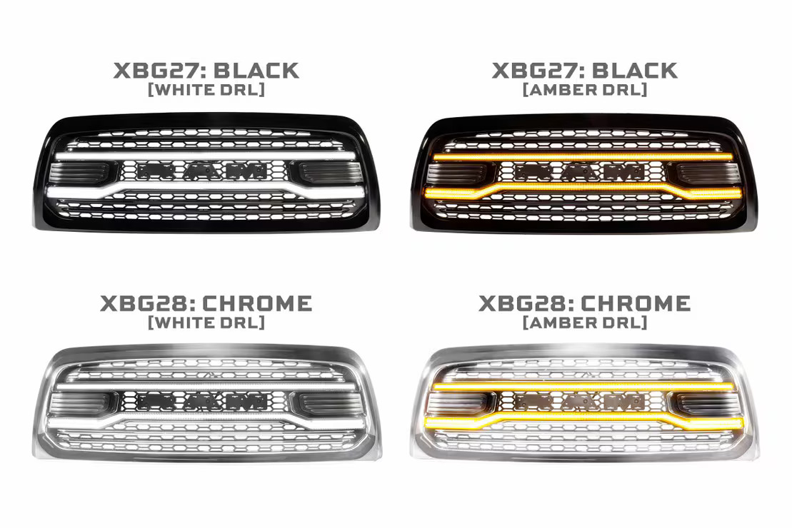 Dodge Ram HD (13-18) Morimoto XBG LED DRL Grille - Image 3