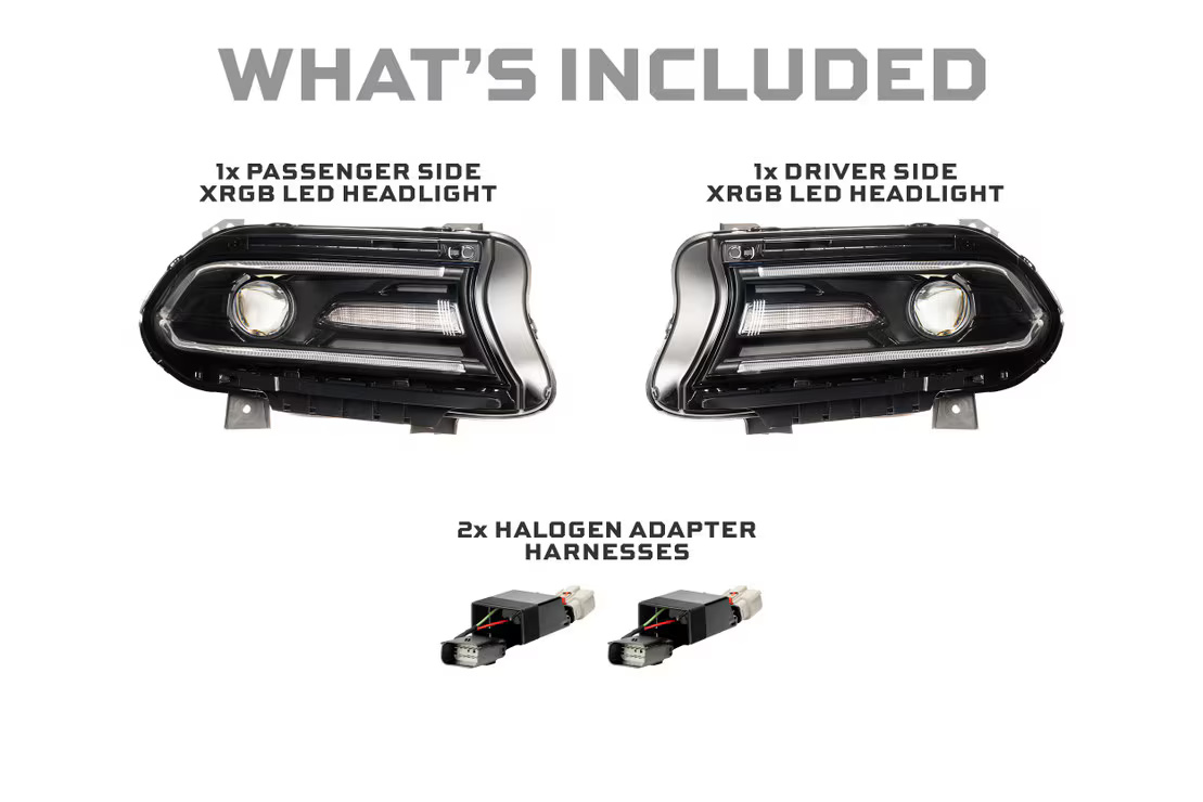 Dodge Charger (15-23): Morimoto XRGB LED Headlights - Image 3