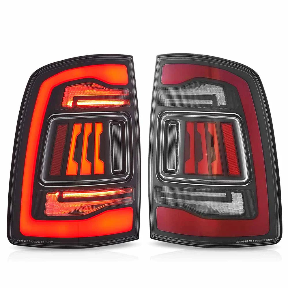 VLAND LED Taillights with Amber Sequential Turn Signal for 2009-2018 RAM 1500 2500 3500 - Image 2