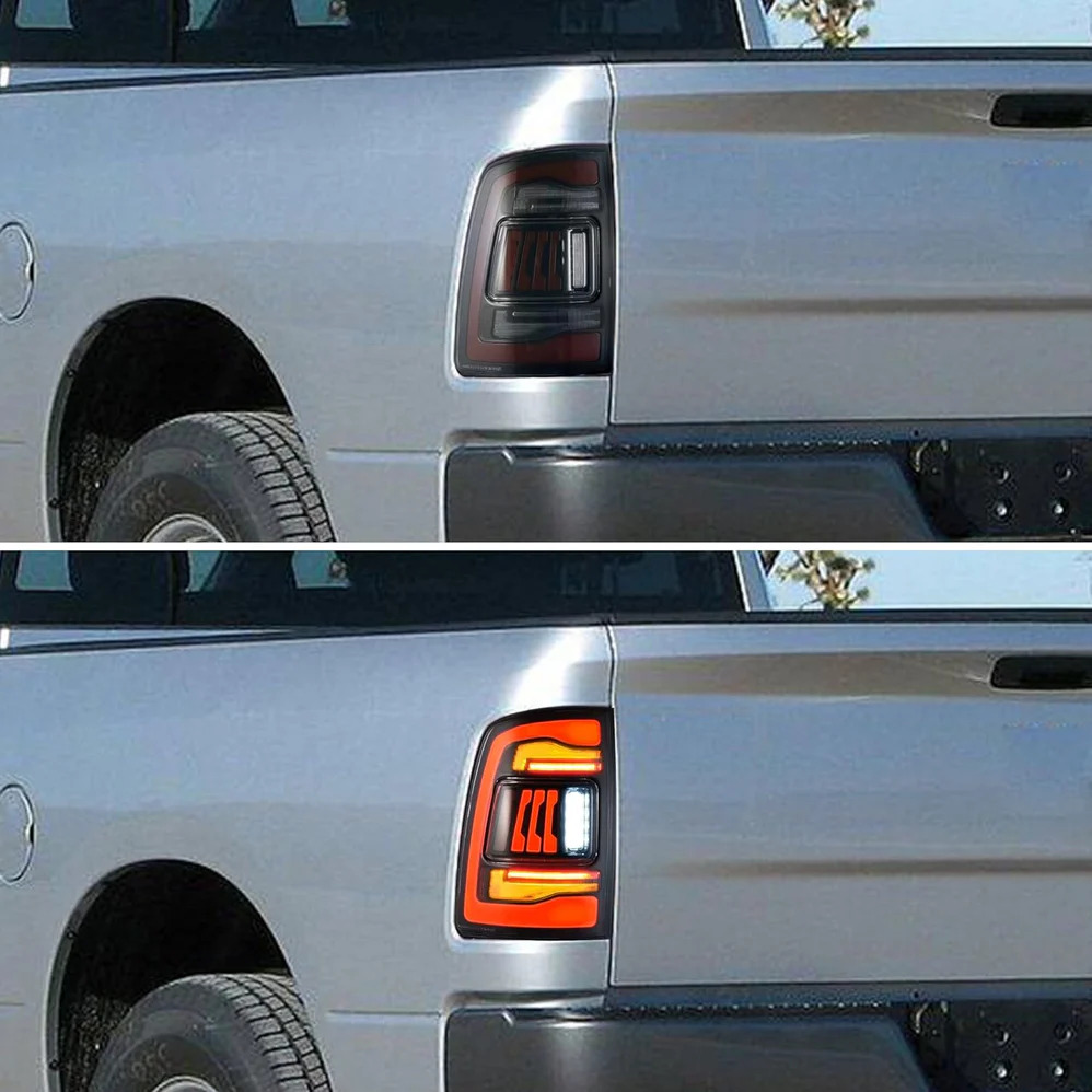 VLAND LED Taillights with Amber Sequential Turn Signal for 2009-2018 RAM 1500 2500 3500 - Image 8