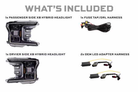 Ford F150 (18-20): Morimoto XB Hybrid LED Headlights Gen 2 - Image 3