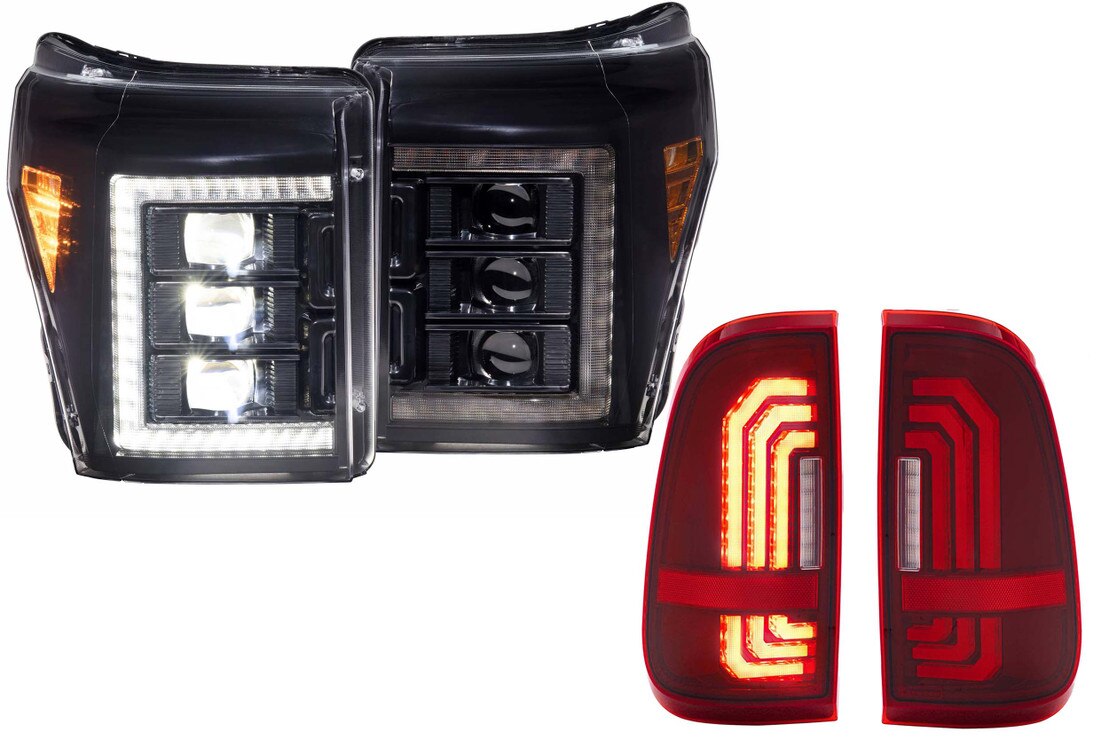Featured image for “Ford Super Duty (11-16): Morimoto XB LED Headlight & Tail Light Combo”