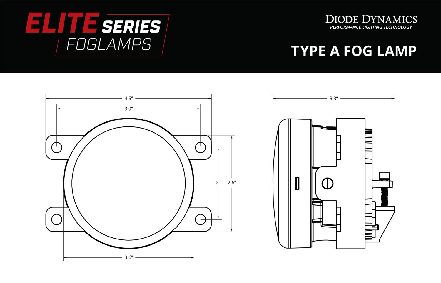 Diode Dynamics Elite Series Type Y LED Fog Lamps - Image 10