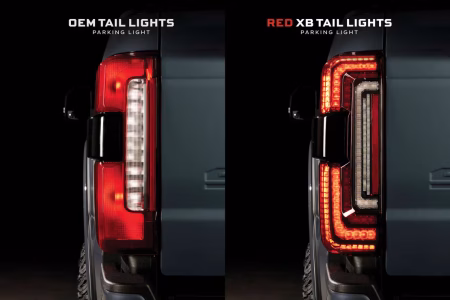 Ford Super Duty (2023+): Morimoto XB LED Tail Lights (Red) - Image 8