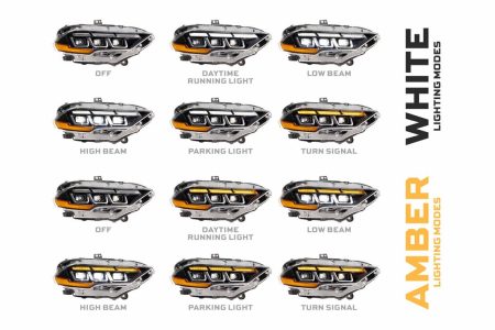 Ford Mustang (18-23): Morimoto XB LED Headlights - Image 4