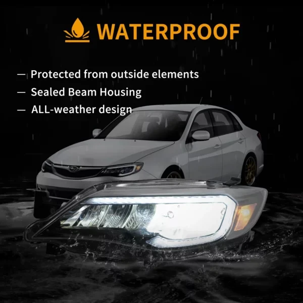 VLAND LED Headlights For 2008-2014 Subaru Impreza WRX STI - Image 5