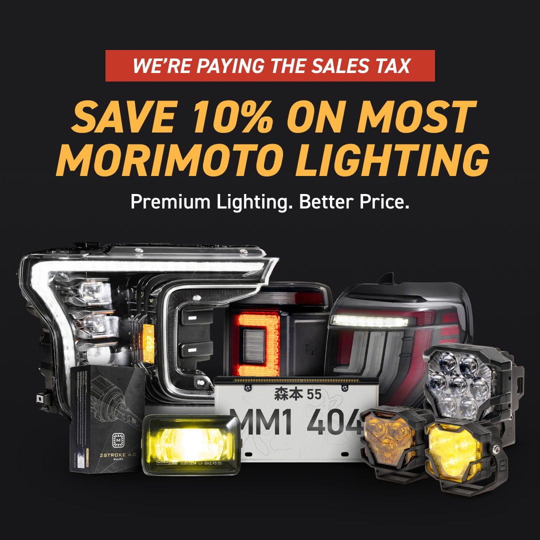 Featured image for “Morimoto Tax Return Sale 2026”