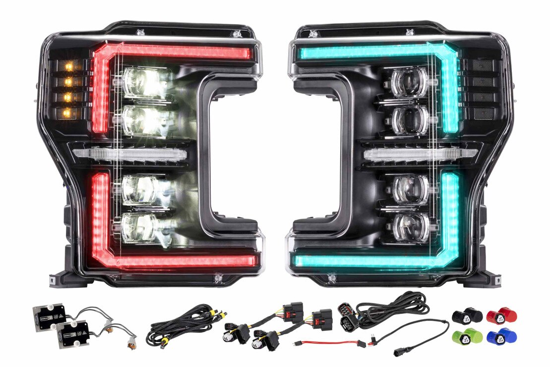 Featured image for “17-19 Ford Super Duty: Morimoto XRGB Evo LED Headlights”