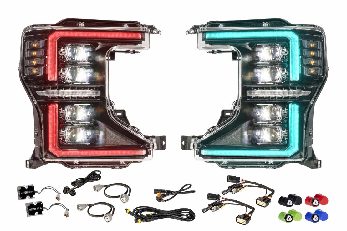 Featured image for “20-22 Ford Super Duty: Morimoto XRGB Evo LED Headlights”