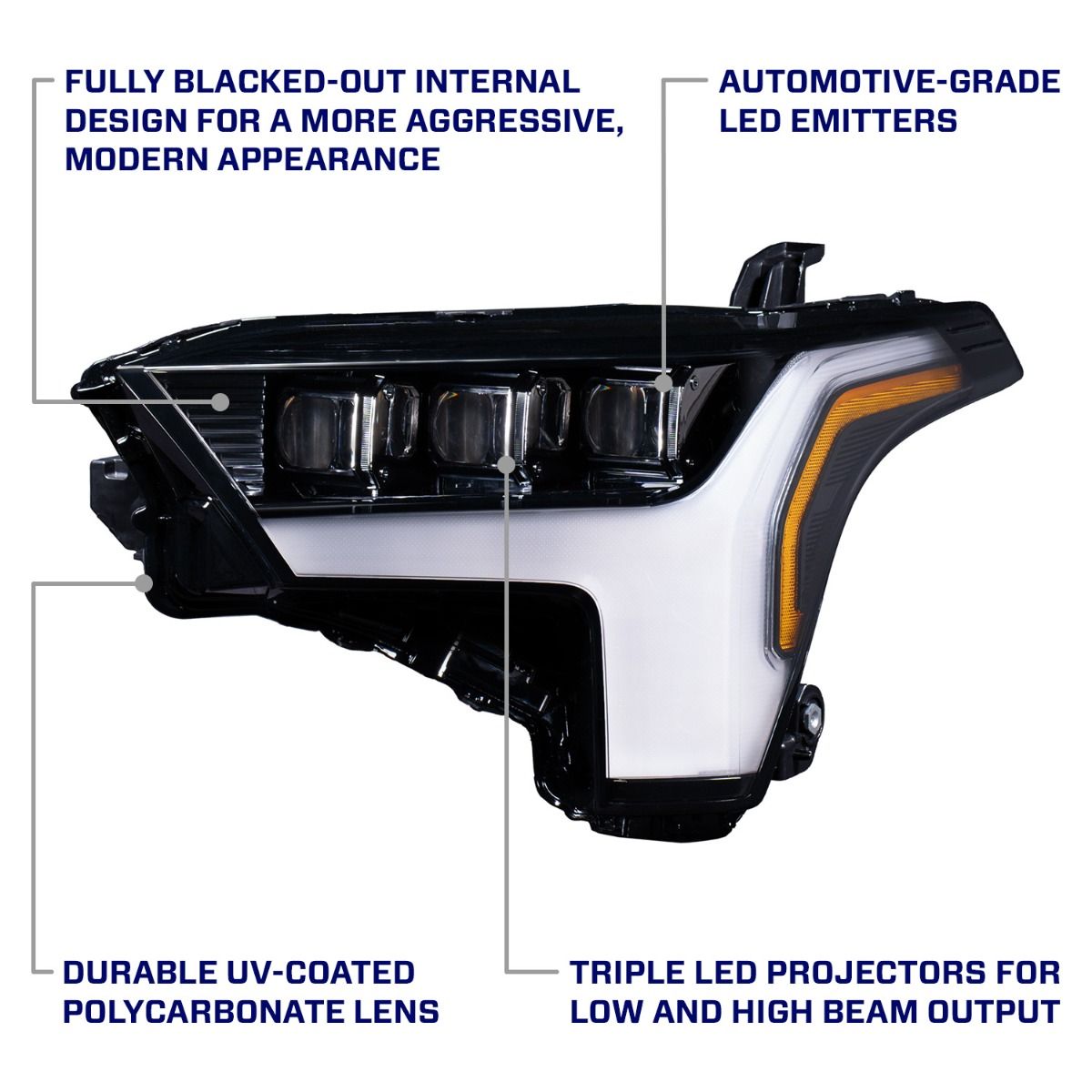 Form Lighting 2022-2026 Toyota Tundra Sequential LED Projector Headlights - Image 6