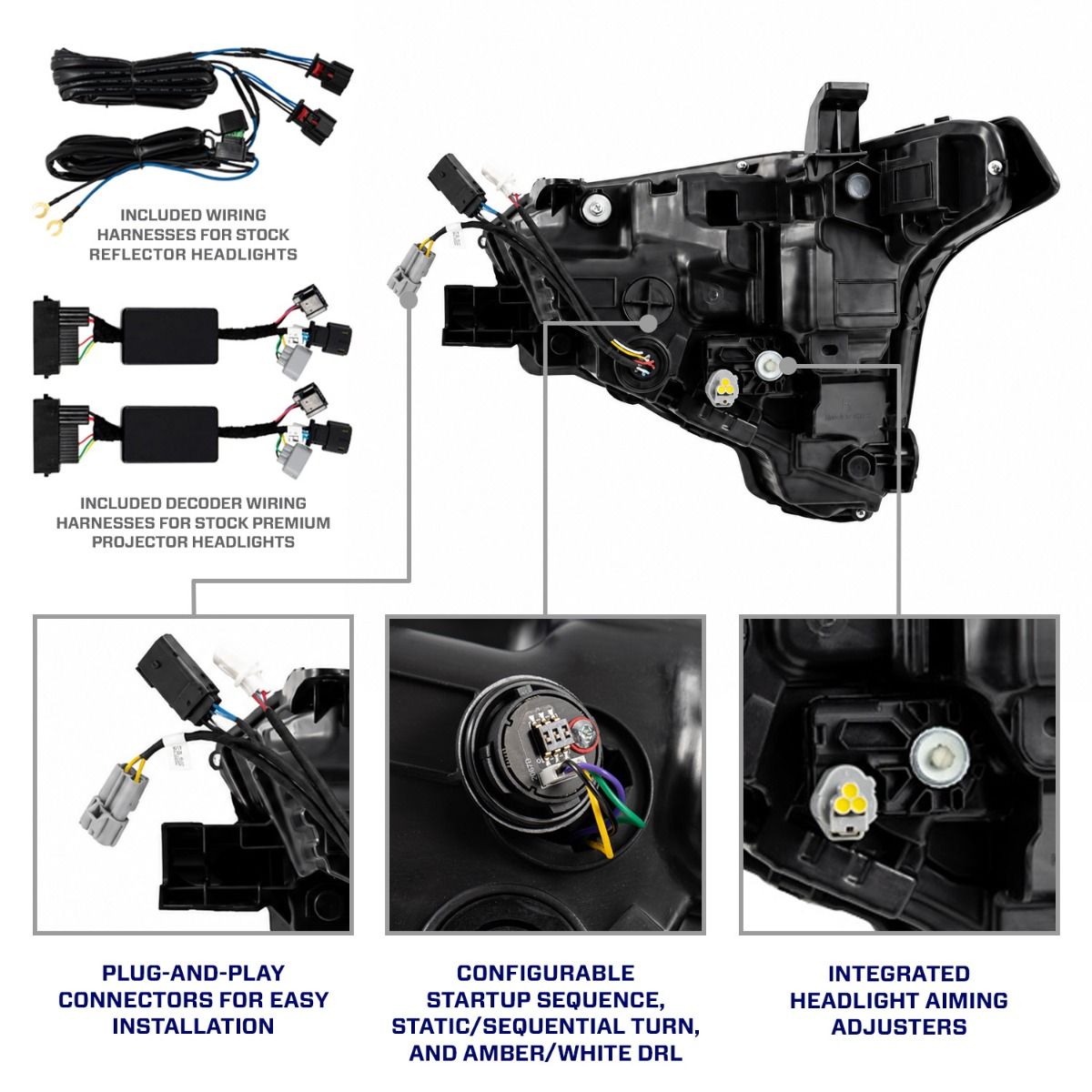Form Lighting 2022-2026 Toyota Tundra Sequential LED Projector Headlights - Image 7